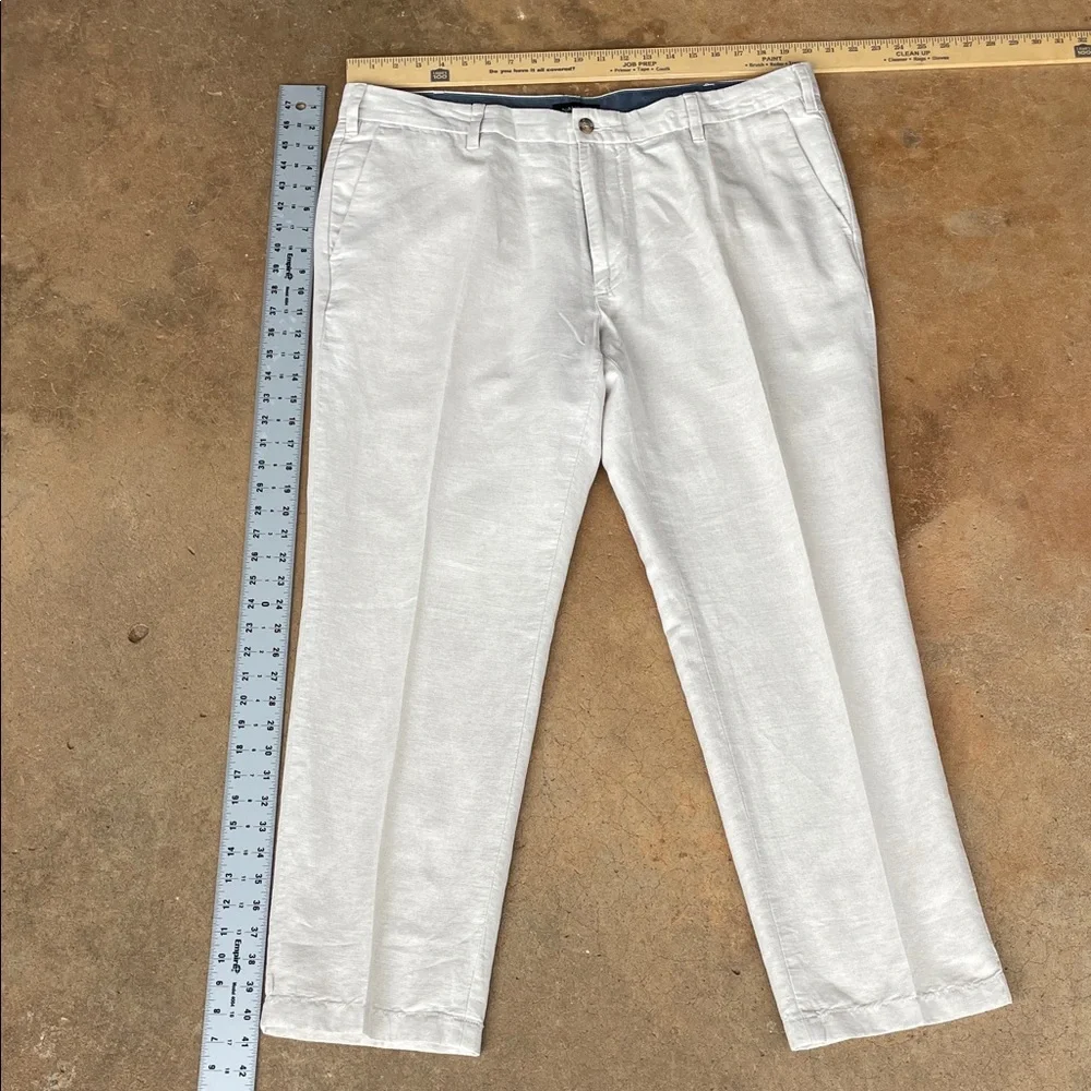 Men's Nautica Linen Pants Classic Fit Size 40x30